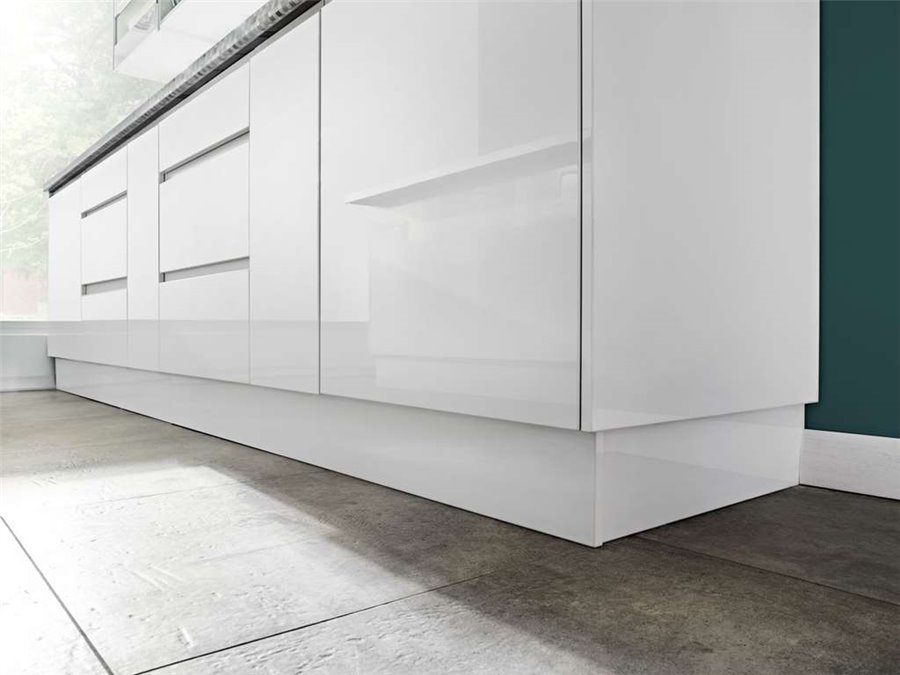 Zestaw kuchenny Campari 360 cm | biały połysk