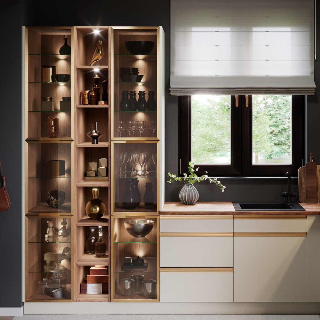 Kuchnia Furnipark z pełną zabudową i słupami